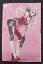 DC Harley Quinn #15 Natali Sanders Virgin Variant Signed W/COA NM/Mint picture