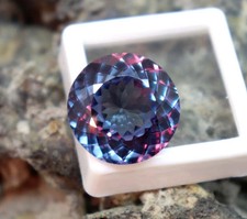 7.30 Ct Natural Alexandrite Round Cut Color Change IGCL Certified Loose Gemstone picture