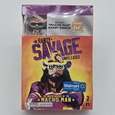 Macho Man Randy Savage Funko Pop Keychain WWE Unreleased DVD Walmart Sealed picture