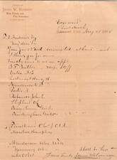 1895 James W. Eldridge Hartford CT Real Estate Agent Letter – Political Contact picture