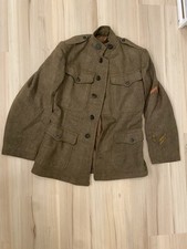 Original WWI US Army Wool M1918 Uniform Tunic Sz 36 Field Artillery WW1 picture
