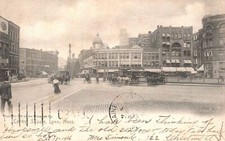 Vintage Postcard 1906 Central Square Lynn Massachusetts MA T. W. Rogers Pub. picture