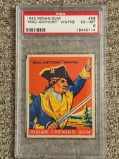 1933 Goudey Indian Gum) #58 Mad Anthony Wayne PSA 6 picture