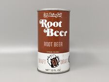Vintage Brimfull Root Beer Steel 12oz Soda Can Flat Top Pull Tab picture