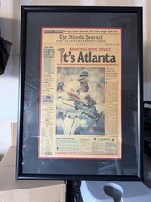 The Atlanta Journal-Constitution Framed Page