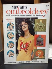 McCall's Embroidery for Beginners Book 2 1971 Cool Retro Vintage Clothes Designs picture