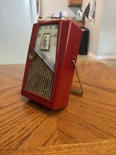 EMERSON 888 Explorer Transistor Radio - Red -USA - Might Work picture
