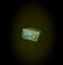 Rare Authentic Ancient Egyptian Antique Ram Ring Stone Amulet Jewelry Figure BC picture