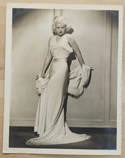 WOW HOLLYWOOD JEAN HARLOW Iconic Portrait 1930s Double Weight HURRELL OVERSIZE picture