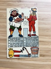 1914 J. Alan Fletcher Postcard #24 Cut Out “ Simple Simon And The Pie Man￼”￼ picture