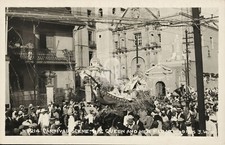 Carnival scene in Panama City 1915 RPPC Photo Postcard Copy picture