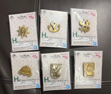 JoJo THE JOJO WORLD Ichiban Kuji H Prize Pins Complete Set 6 Japan picture