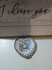 Table Prayer Heart Shaped Trinket Dish picture