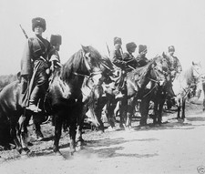 Russian Cossacks patrolling on horseback World War I 8x10 Photo picture