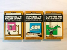 Carpentry Books Set Audel Carpenters Builders Library HC 1982 Woodworking Framin picture