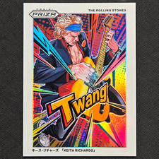 2025 Panini Prizm Rolling Stones Keith Richards Manga Twang #2 SSP Case Insert picture