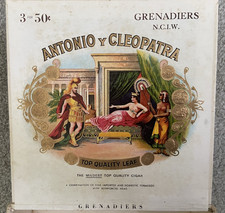 Vintage ANTONIO y CLEOPATRA Cigar Box 50 GRENADIERS picture