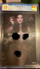 Shikarii Morticia Addams CGC 10 Totally Rad SR Leather Edition Noble 13 Top POP picture