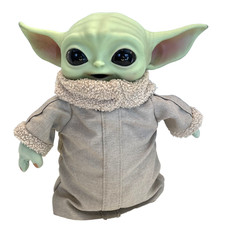 Mattel Star Wars Mandalorian The Child Baby Yoda Grogu Plush Toy Doll 11” Tall picture