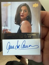 2025 Upper Deck James Bond No Time Die Ana de Armas as Paloma Auto Card Fant2-ad picture
