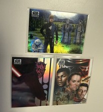 2021 Topps Star Wars Chrome Galaxy Refractor Lot picture