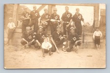 LOOM baseball team circa 1904-1918 AZO RPPC picture