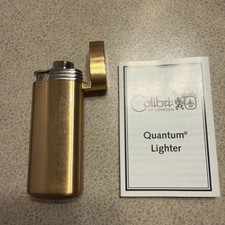 Vintage Colibri Quantum Gold tone Lighter W/manual picture