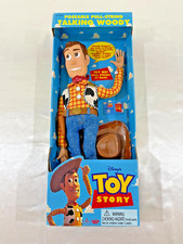 1995 TOY STORY WOODY DOLL POSEABLE PULL STRING 1st EDITION THINKWAY DISNEY RARE picture