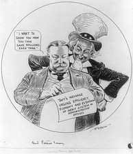 1912 Good Political Economy Political Cartoon Merit System Efficiency picture