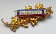 VINTAGE FRENCH COMMISSIONER  / COMMISSAIRE OF EXPOSITION BADGE / BROOCH picture