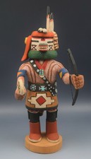 HOPI NIHIYO-K KACHINA DOLL SIGNED SHIRLEY ADAMS Polacca AZ  2003 WOOD CARVING 9
