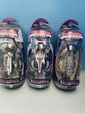Hasbro Titanium Series Die-Cast Battlestar Galactica Ships Lot 3x Colonial Gala picture