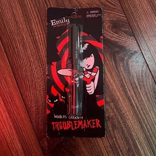 Vintage 2003 Emily the Strange Troublemaker Pen, Original Package,  Unopened picture