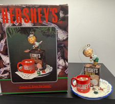 Enesco Hershey's Cocoa N' Kisses for Santa Ornament 1994 with Box Vintage picture