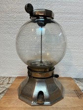 Antique 1920's C.E. Leebold Glass Globe Penny Coin Op Counter Gumball Machine picture