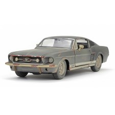 1:24 1967 Ford Mustang GT Weathered Version Alloy Car Model Diecast Collectible picture