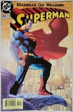 SUPERMAN #204 JIM LEE DC 2004 1ST Print Azzarello VF/NM picture