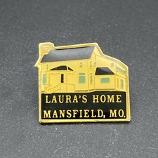 Laura’s Home Mansfield Missouri Laura Ingalls Wilder Lapel Hat Pin picture