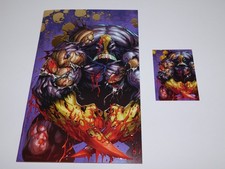 WAR OF INDEPENDENTS #1 MAXX BATTLE DAMAGE EMBOSSED SPOT FOIL LTD 120 + COA NYCC picture