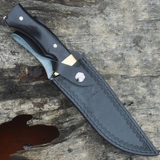 Portable Outdoor Fixed Blade Knife Carbon Fiber Handle Multi-purpose Cutter picture