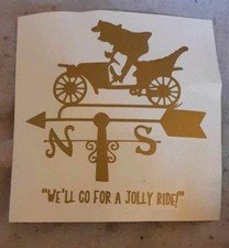 Custom Disney Mr. Toads Wild Ride Vinyl Sticker 4x4  picture