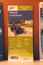 2005-07 AAA Street Map of SE Detroit Michigan picture