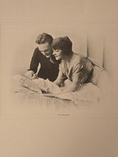Geo H Jung Co Advertising Print The Treasure Calendar Art Early 1900s picture