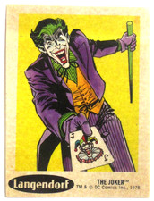1978 Batman's THE JOKER #15 Langendorf Bread DC Superheroes Stickers picture