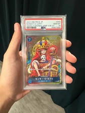 One Piece Luffy Weekly Shonen Jump Card #043 - PSA 10 GEM MT (Japanese) picture
