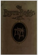 1912 Brown and Boggs Tools and Machinery Catalog 162 pages Illustrated picture