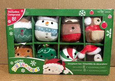 Squishmallows Ornament 8pc set Christmas Themed (1598444) picture