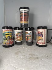 Lot of 4 Good Guys, 1 National Street Rod Event Plastic Thermal Mugs C1996/97 Os picture