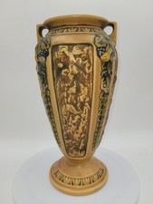 Vintage Roseville Florentine Vase 10.5