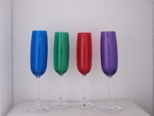 WATERFORD VINTAGE JEWELS BALLOON CHAMPAGNE GLASS SET OF 4 BRAND NEW IN BOX picture